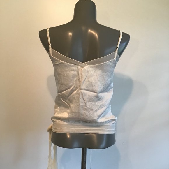 Embellished Satin Camisole with Side Tie Size S - Picture 3 of 12